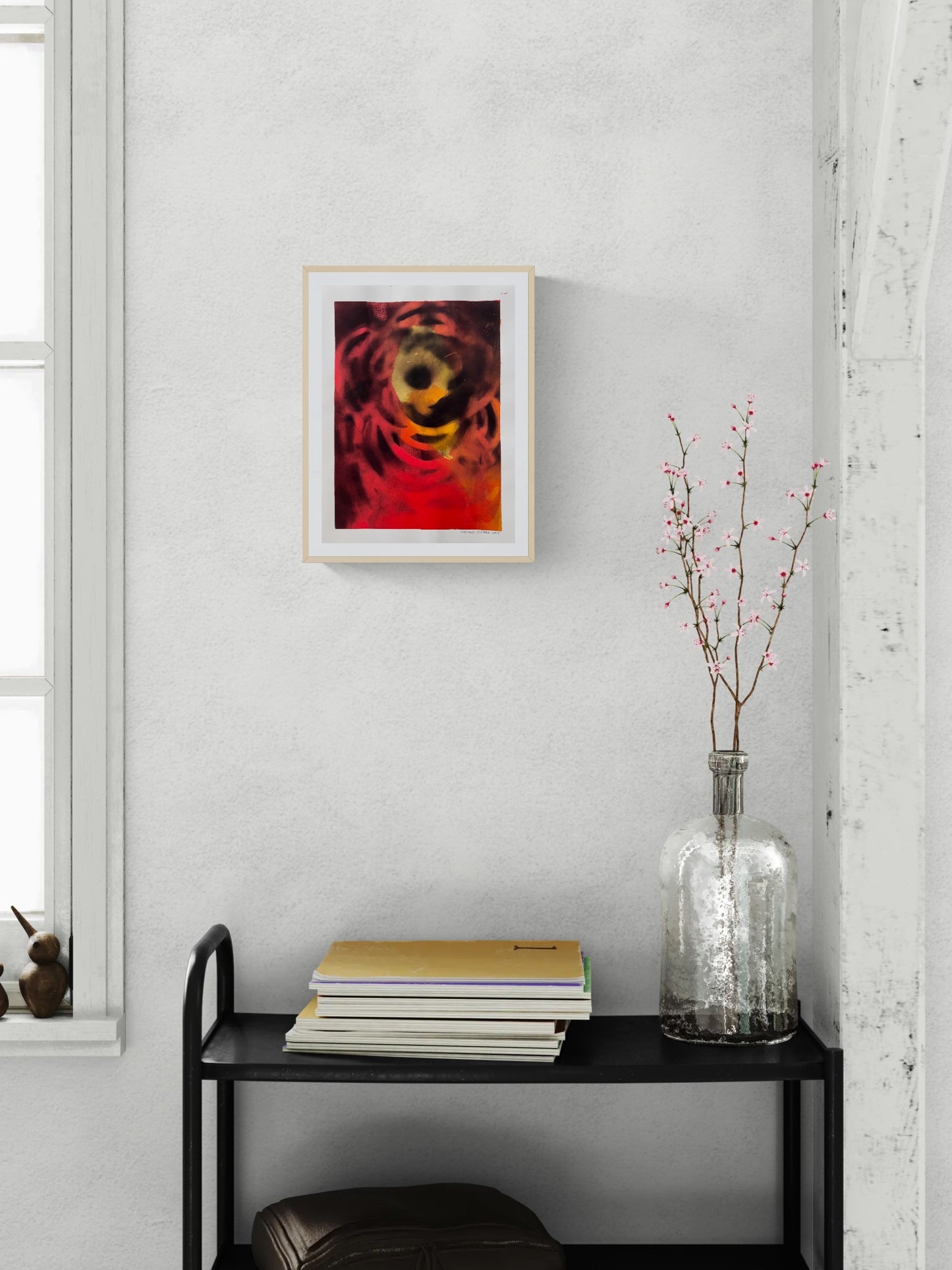 Smoke-Particle Photogram Drawing 001