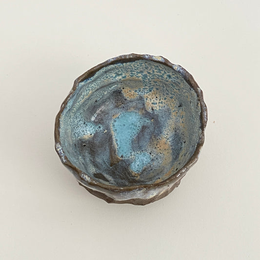 Small, Carved, Sake Cup 07