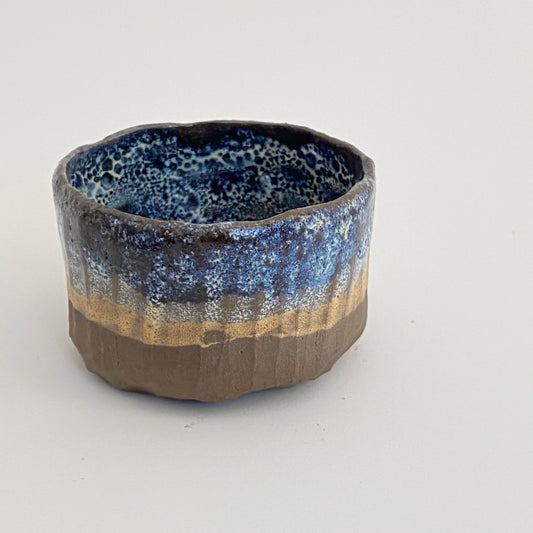 Small, Carved, Sake Cup 10