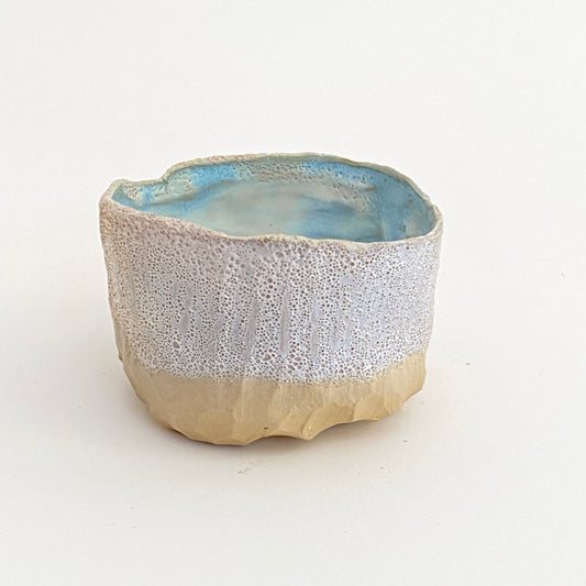 Small, Carved, Sake Cup 12