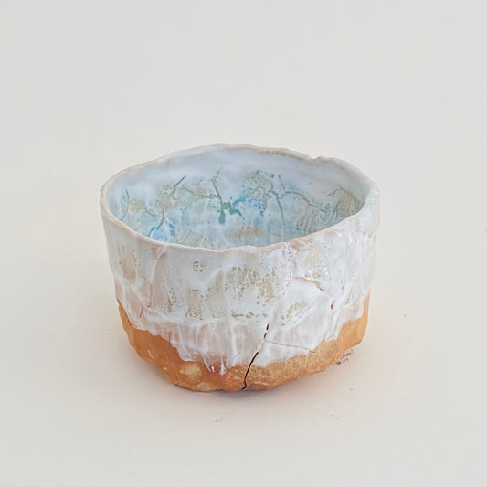 Small, Carved, Sake Cup 13