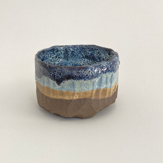 Small, Carved, Sake Cup 15