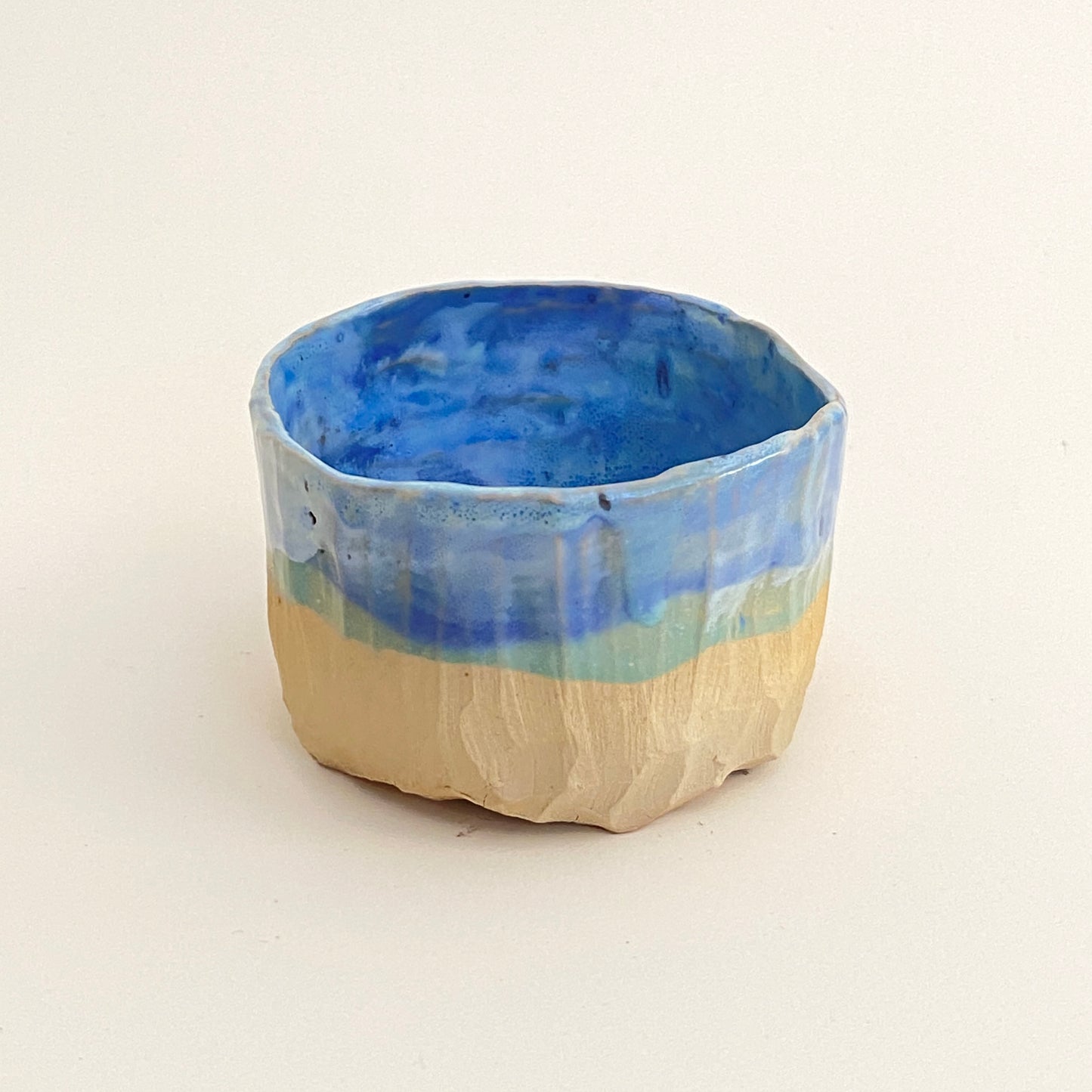 Small, Carved, Sake Cup 18