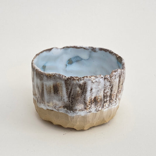 Small, Carved, Sake Cup 19
