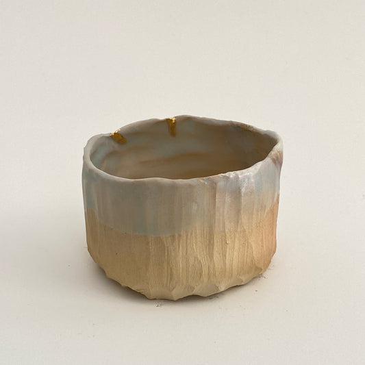 Small, Carved, Sake Cup 21