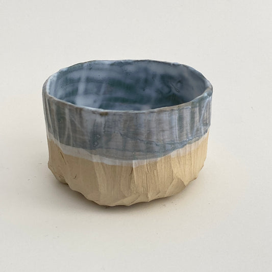 Small, Carved, Sake Cup 22
