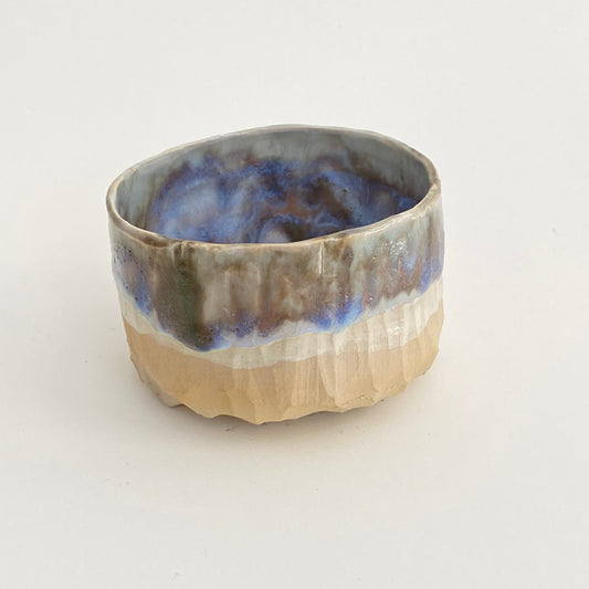 Small, Carved, Sake Cup 24