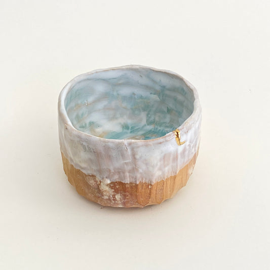 Small, Carved, Sake Cup 25