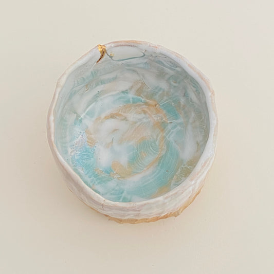 Small, Carved, Sake Cup 25