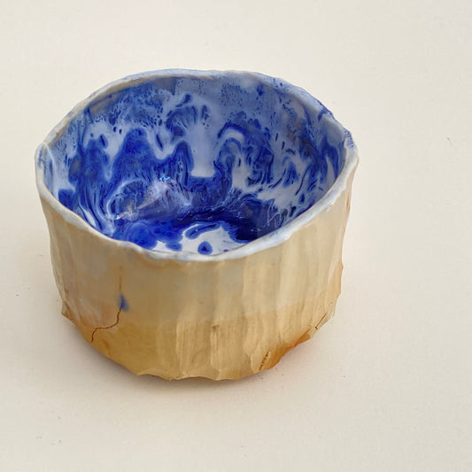 Small, Carved, Sake Cup 26