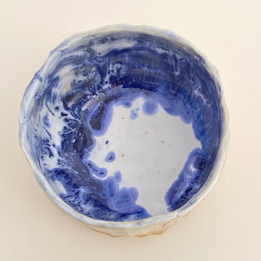 Small, Carved, Sake Cup 26