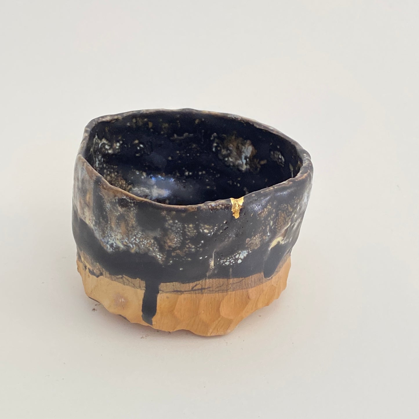 Small, Carved, Sake Cup 27
