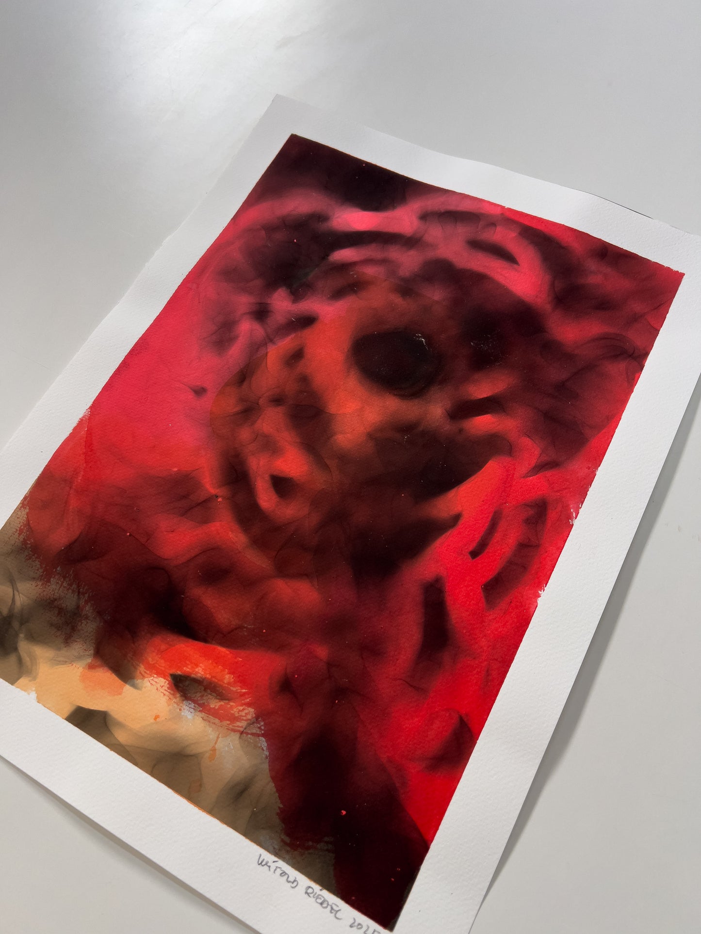 Smoke-Particle Photogram Drawing 003