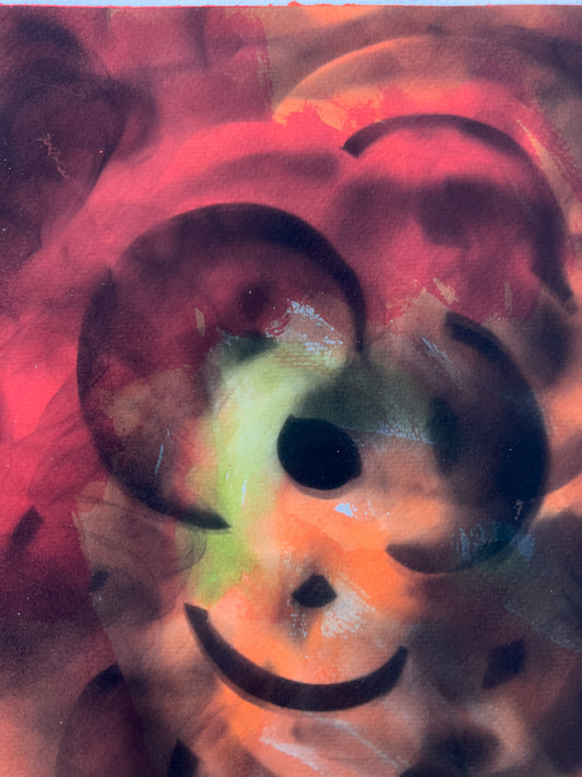 Smoke-Particle Photogram Drawing 004