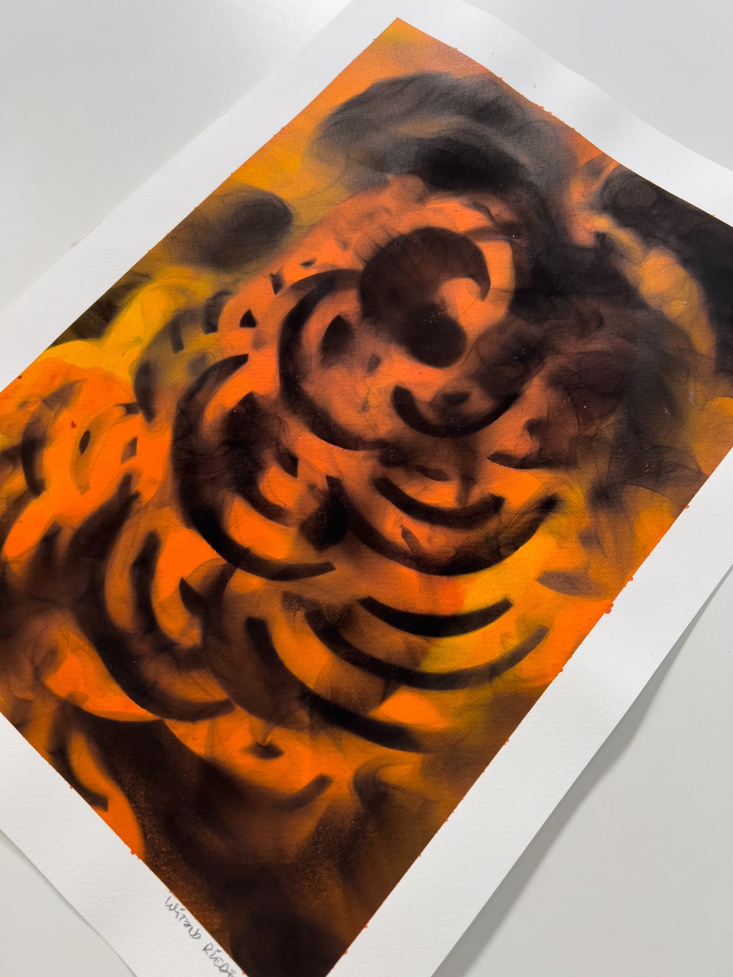 Smoke-Particle Photogram Drawing 008