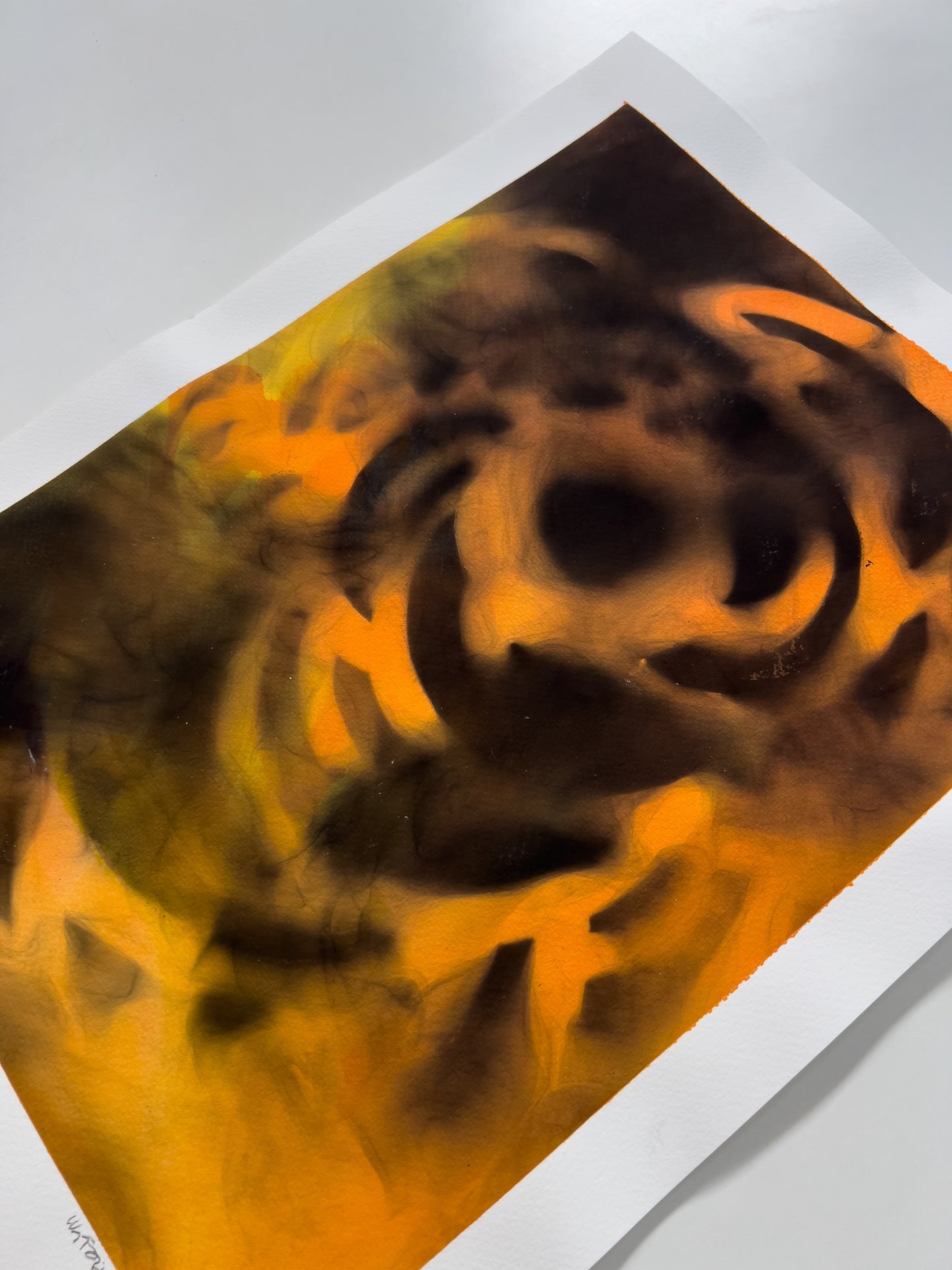 Smoke-Particle Photogram Drawing 010