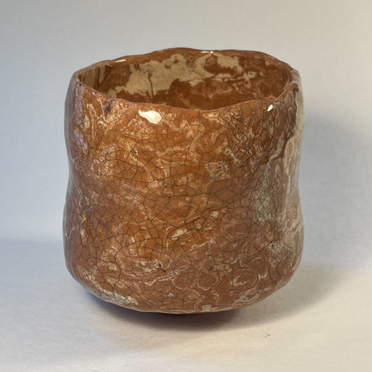 Large Nerikomi Tea Bowl Winter