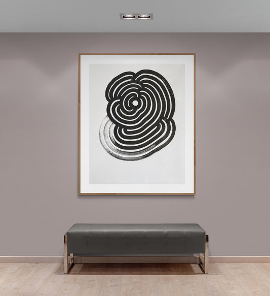 Glimpse of mortality on a foggy morning near the heath