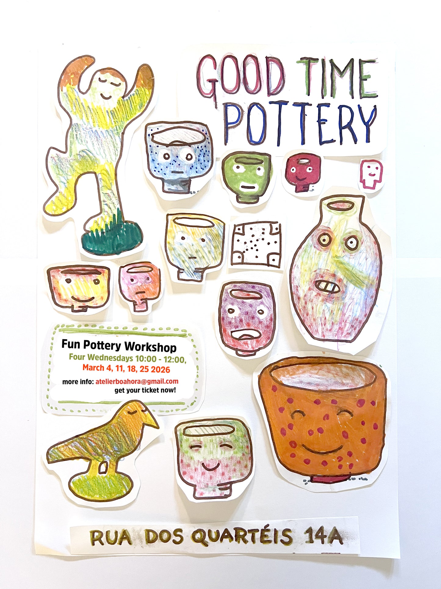 Good Time Pottery Workshop, March 2026 Wednesdays