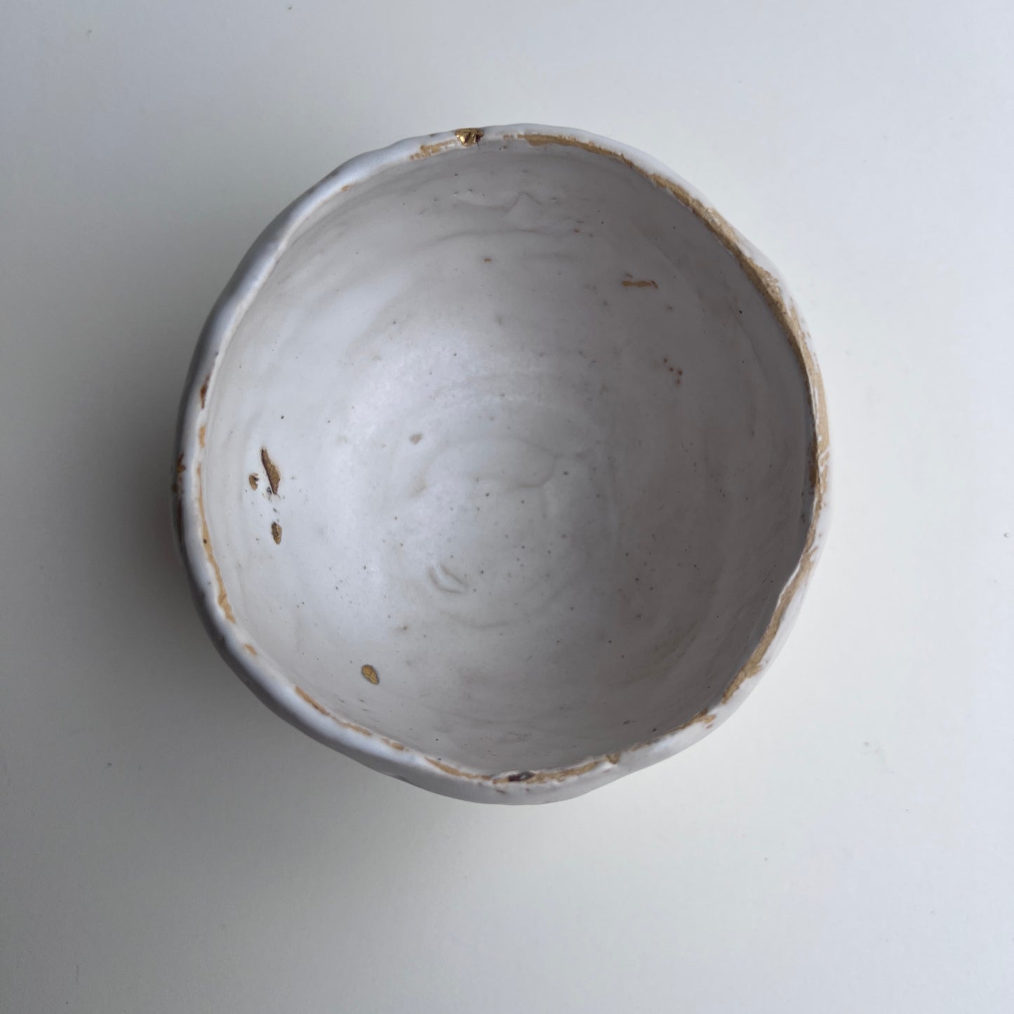 Large, White, Carved, Sake Cup