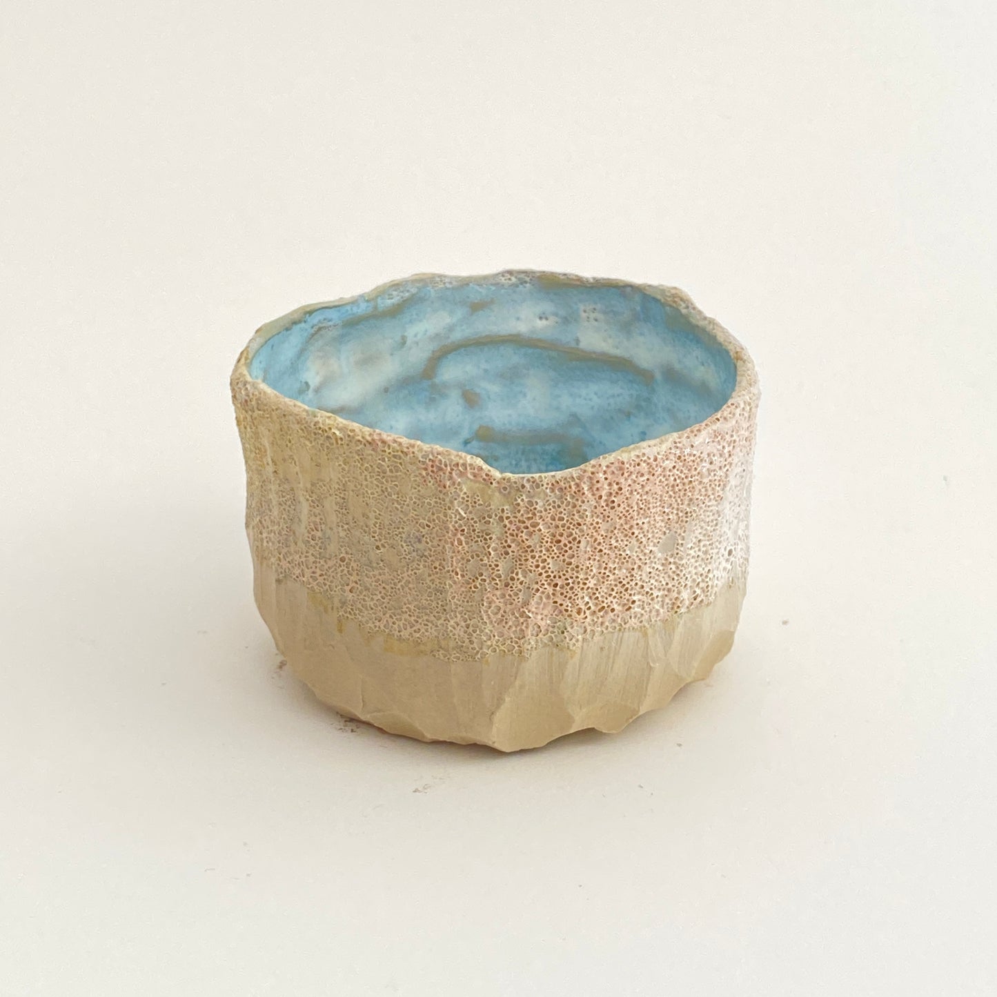 Small, Carved, Sake Cup 12