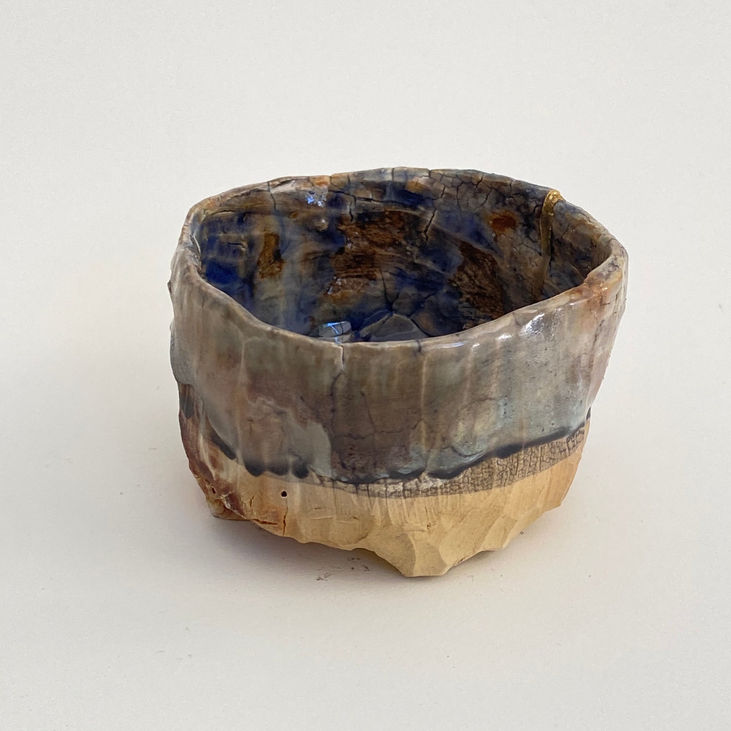 Small, Carved, Sake Cup 23