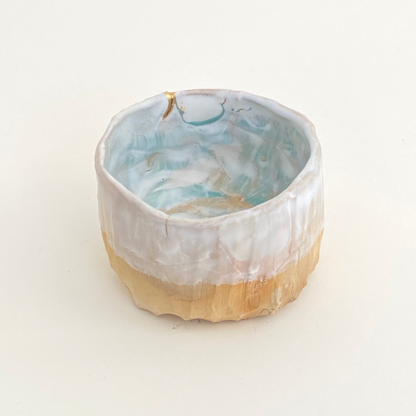 Small, Carved, Sake Cup 25