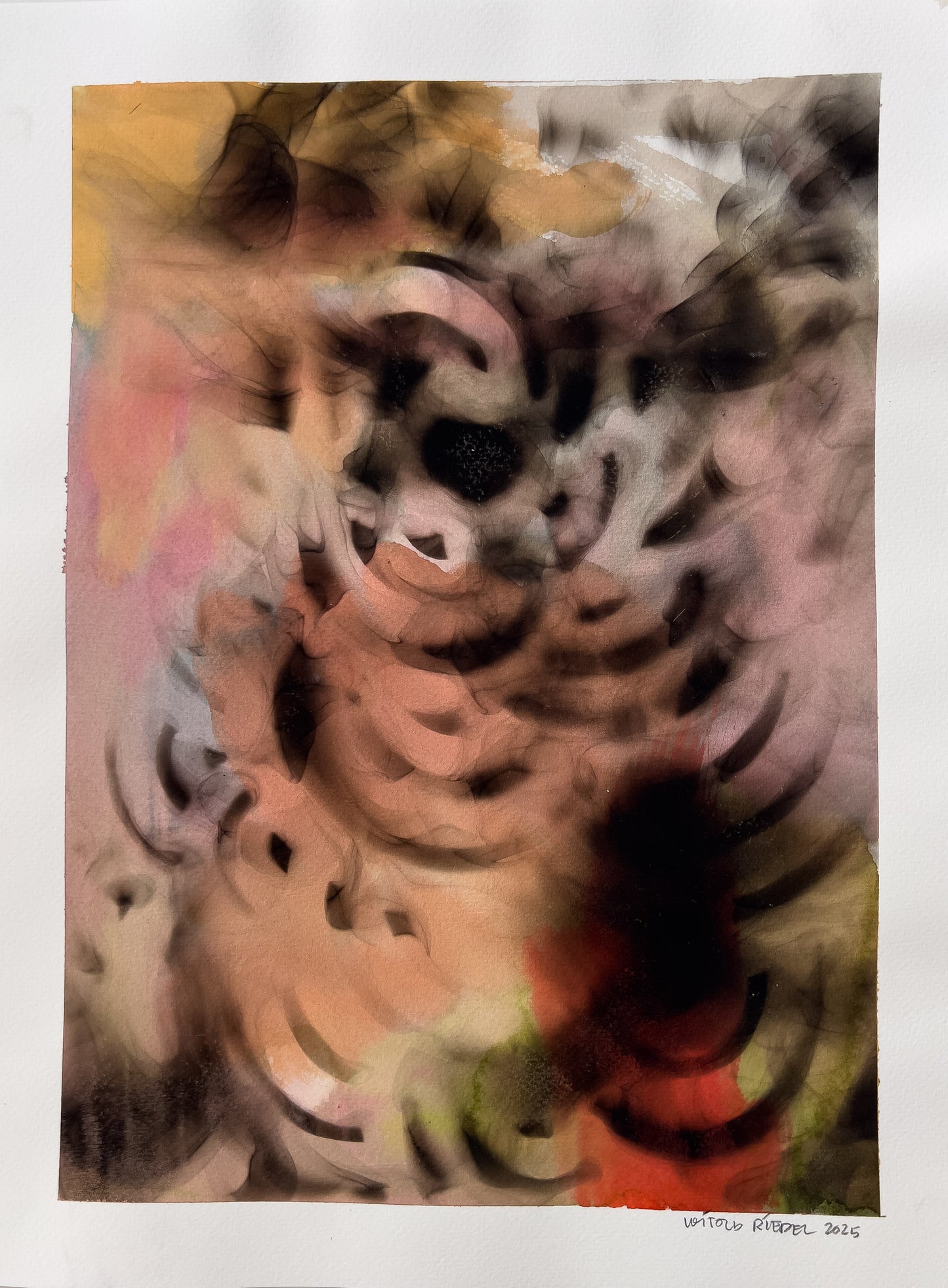 Smoke-Particle Photogram Drawing 002