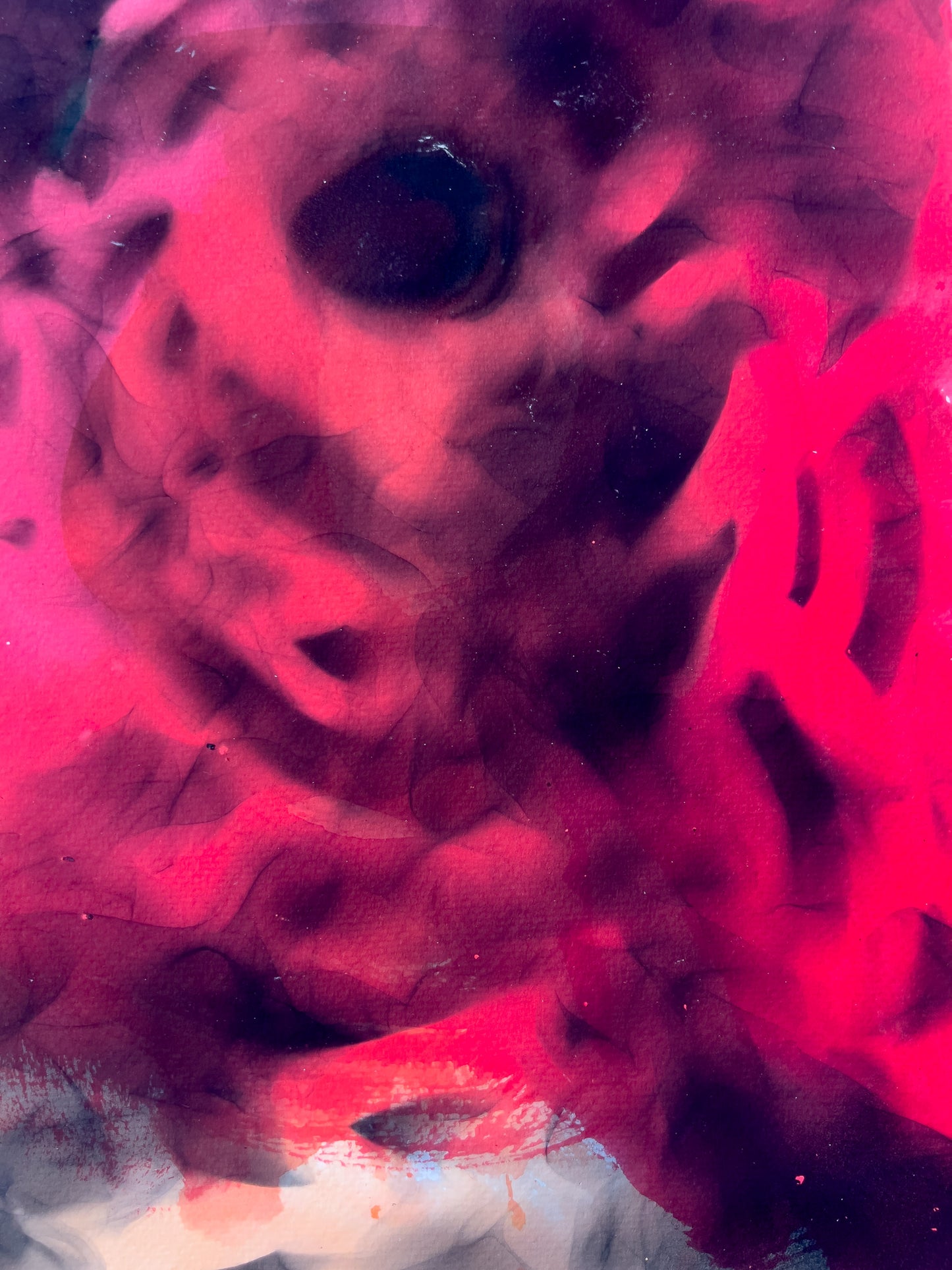 Smoke-Particle Photogram Drawing 003