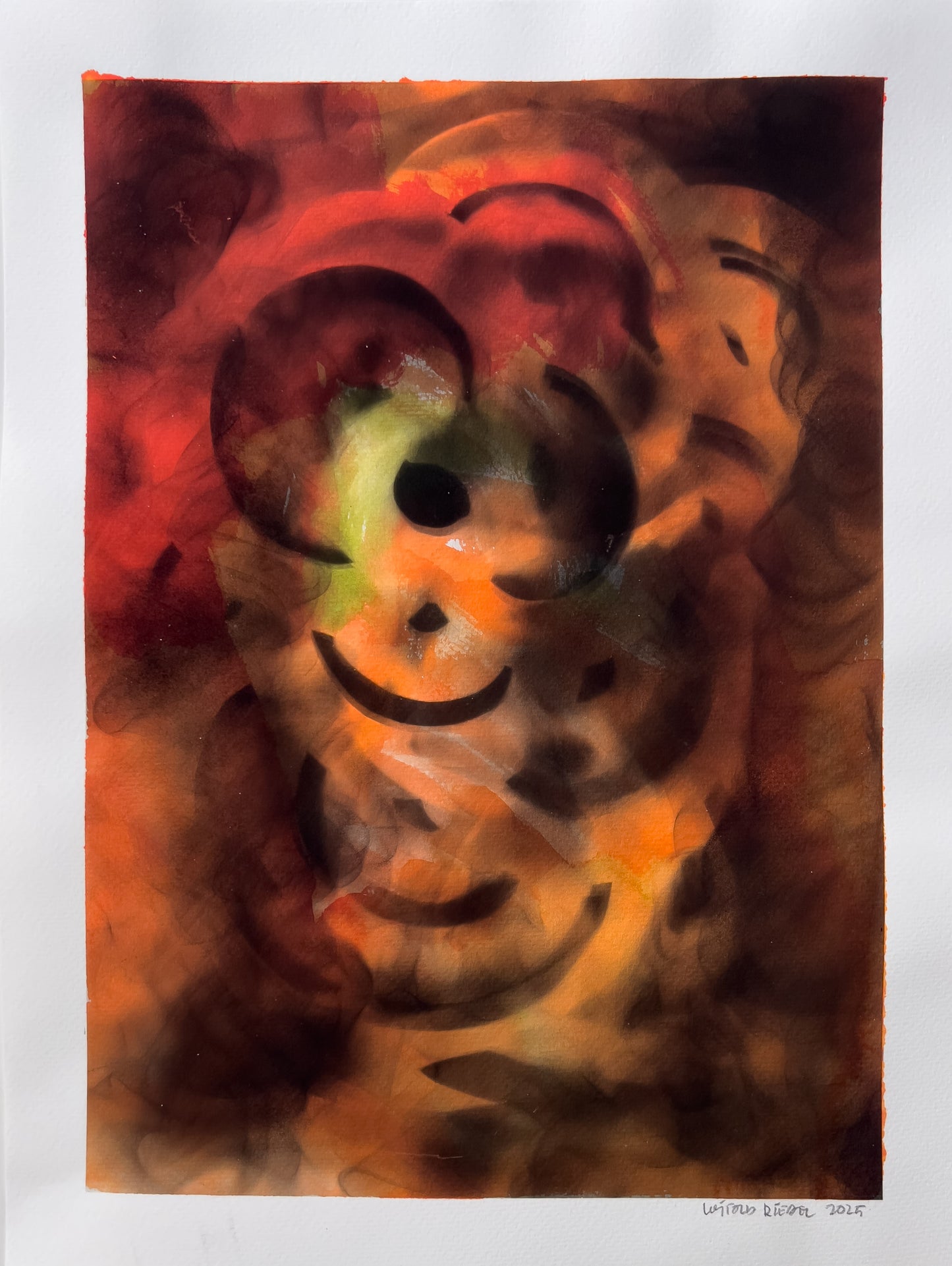 Smoke-Particle Photogram Drawing 004