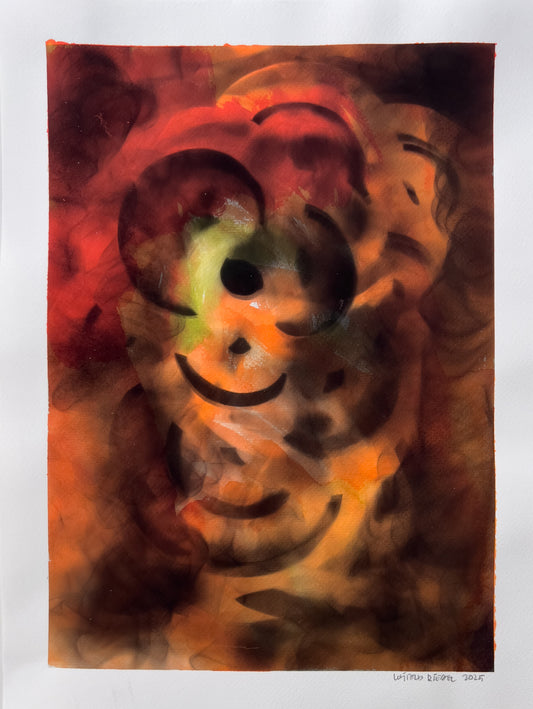 Smoke-Particle Photogram Drawing 004