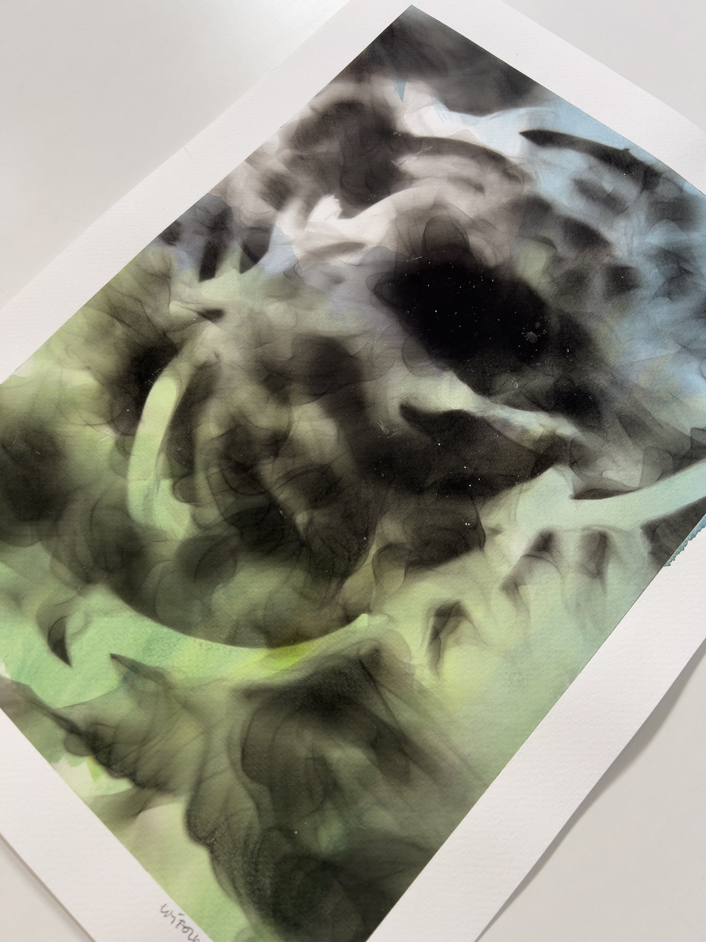 Smoke-Particle Photogram Drawing 011