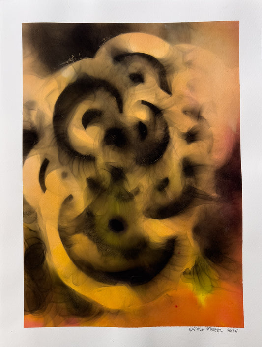 Smoke-Particle Photogram Drawing 007
