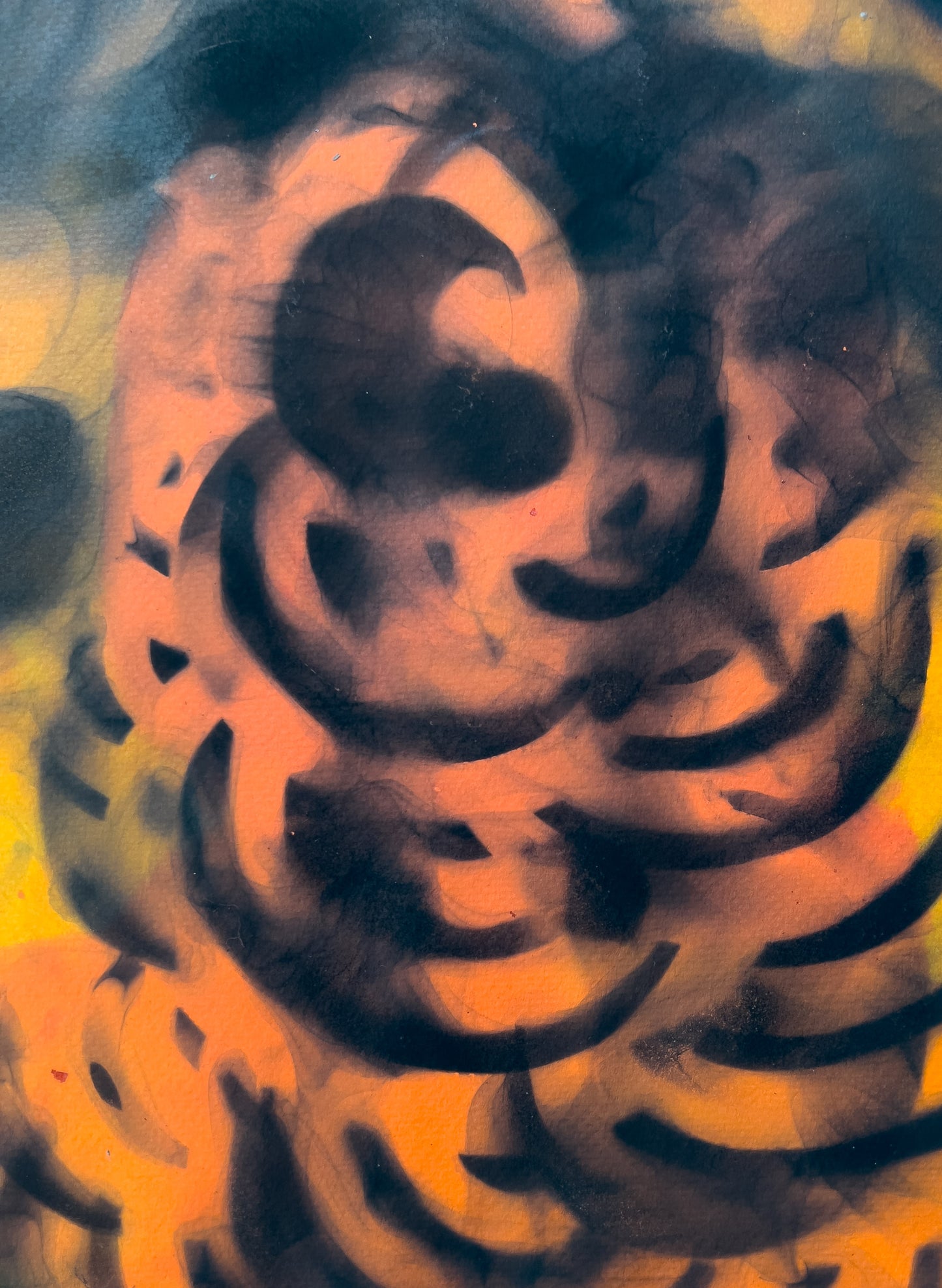 Smoke-Particle Photogram Drawing 008