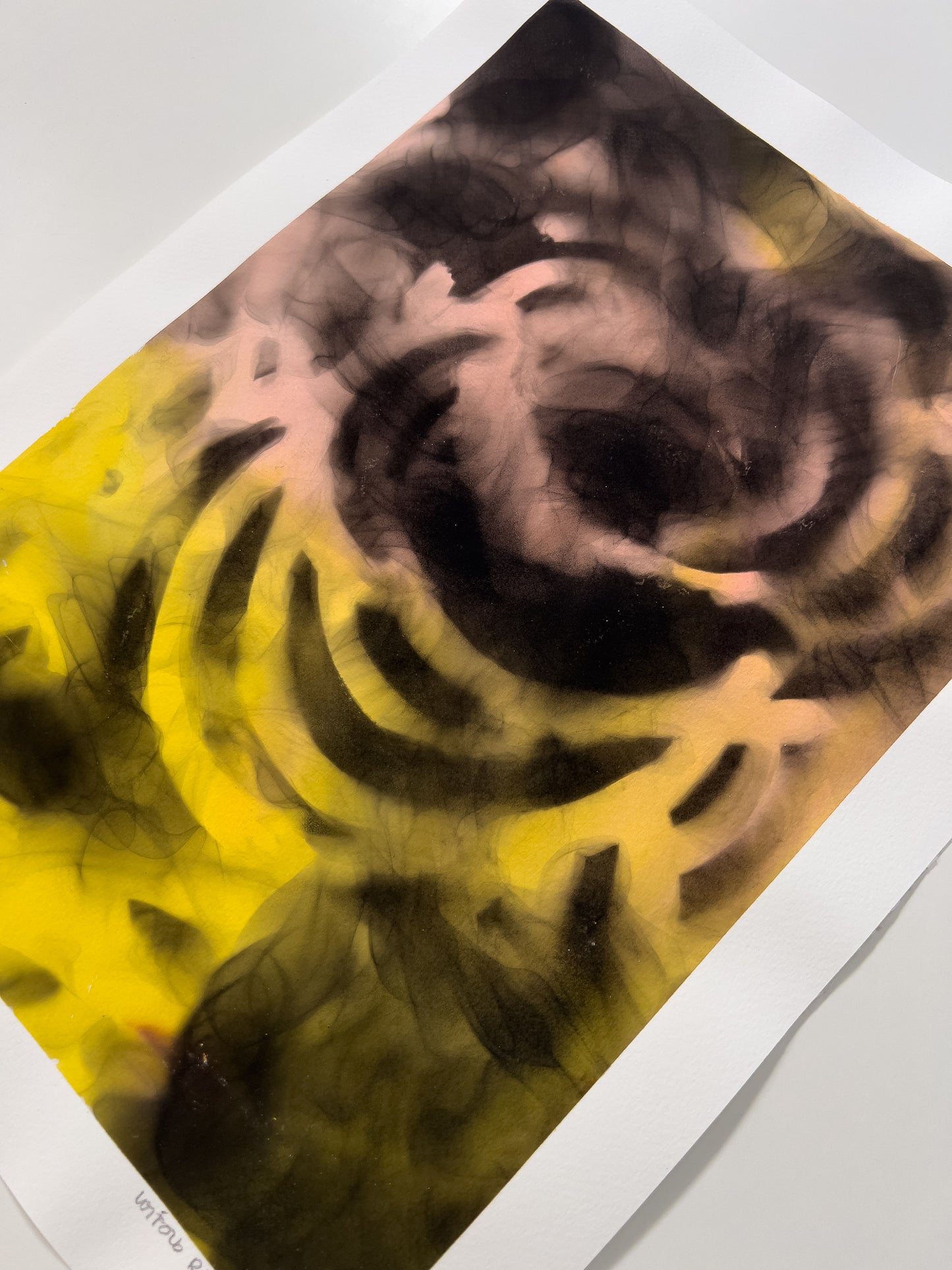 Smoke-Particle Photogram Drawing 009