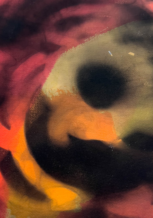 Smoke-Particle Photogram Drawing 001