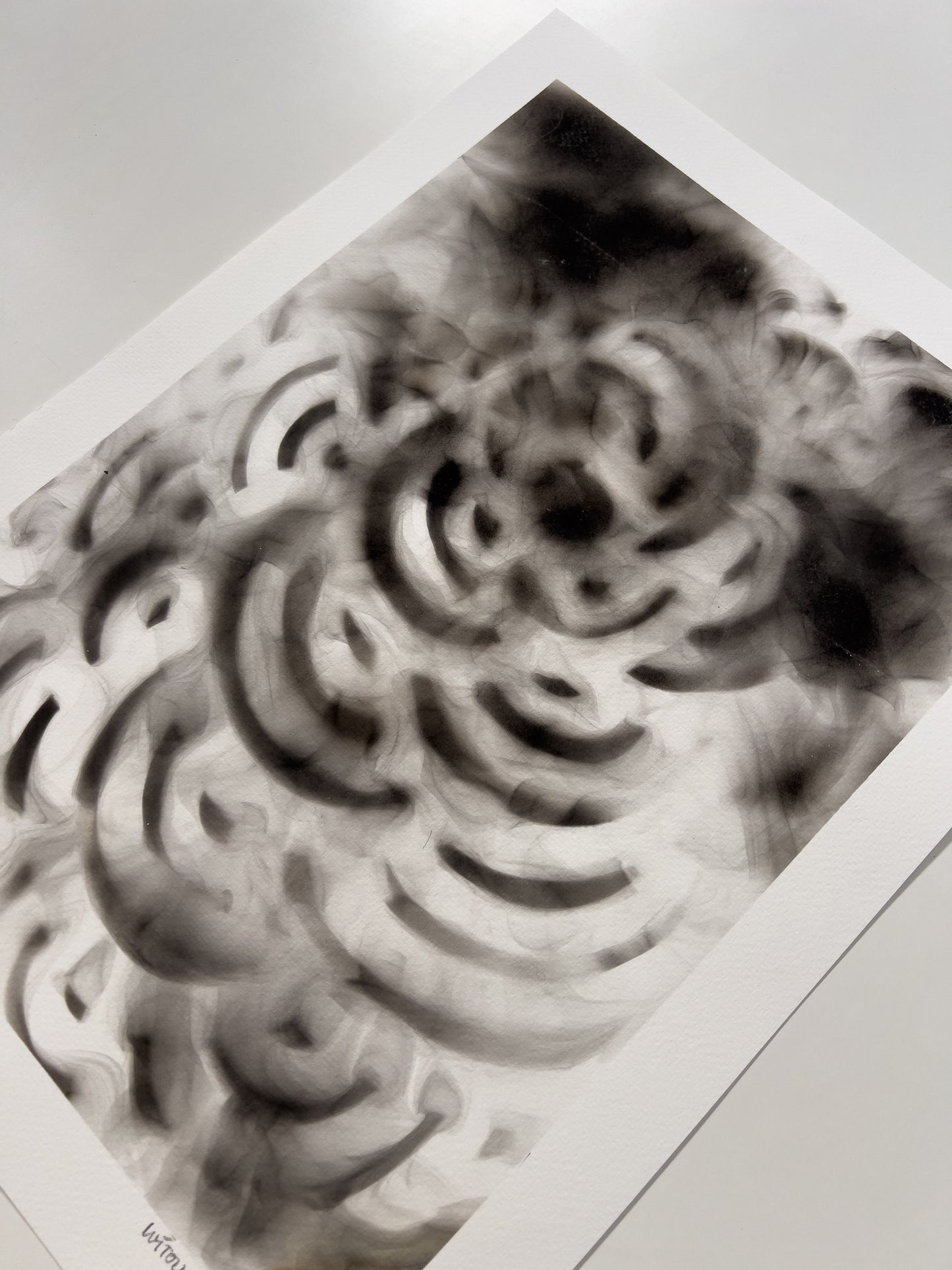 Smoke-Particle Photogram Drawing 012