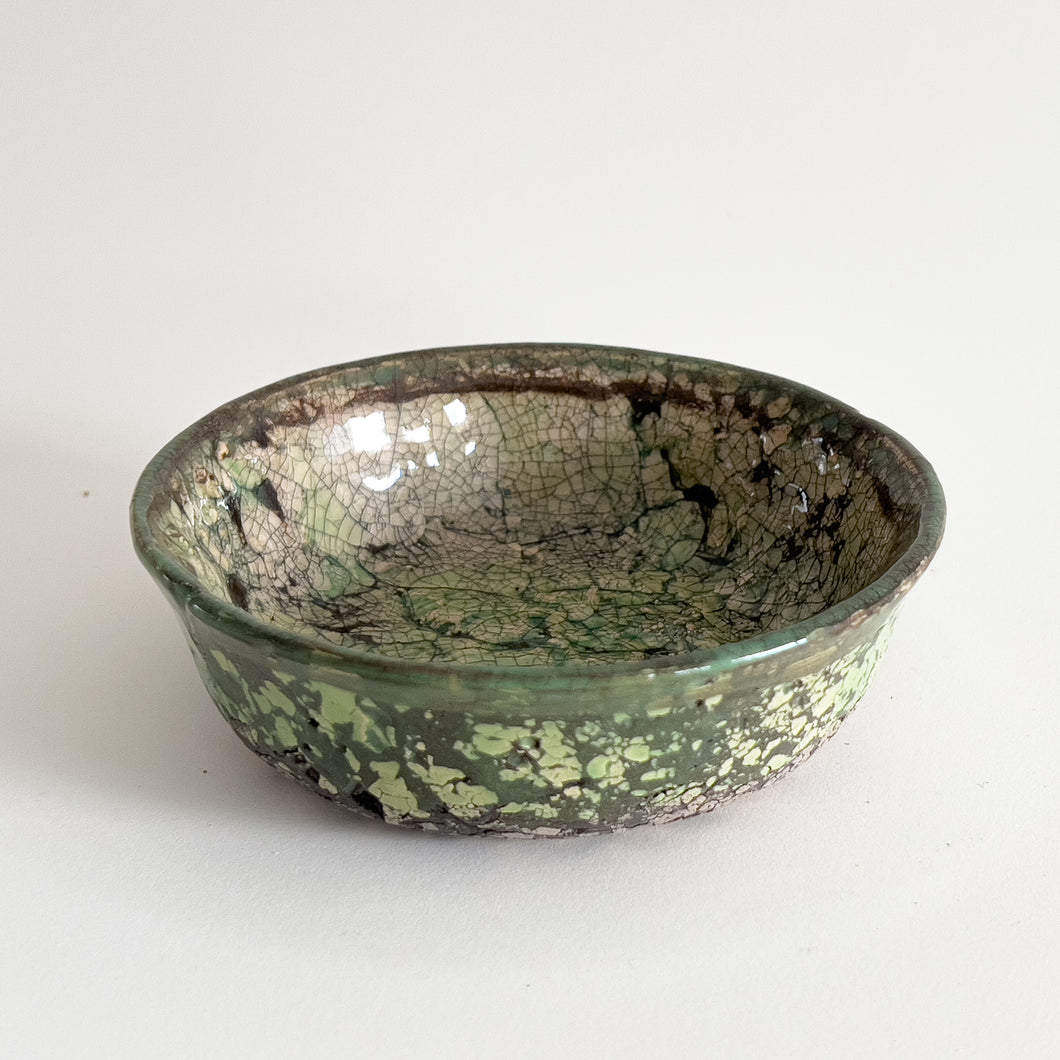 Small green particle bowl