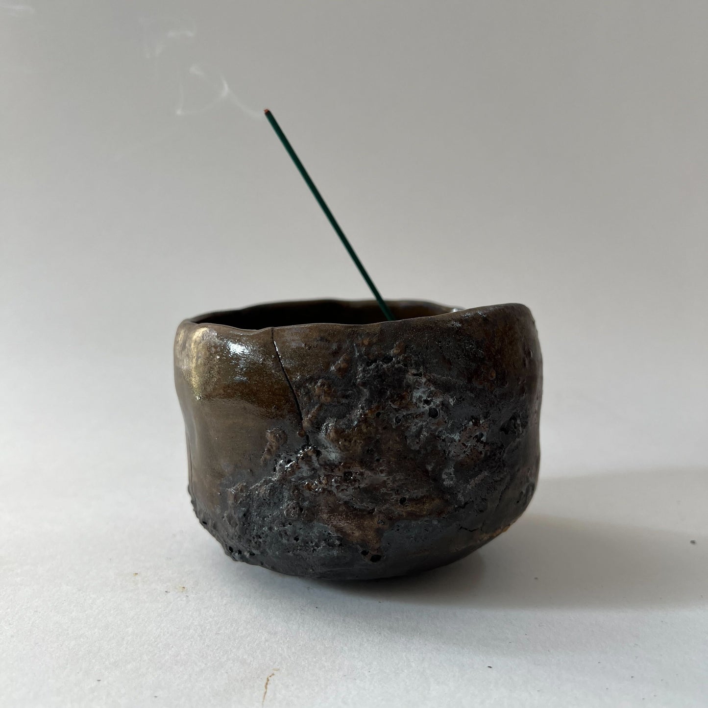 Fractured Chawan Incense Burner