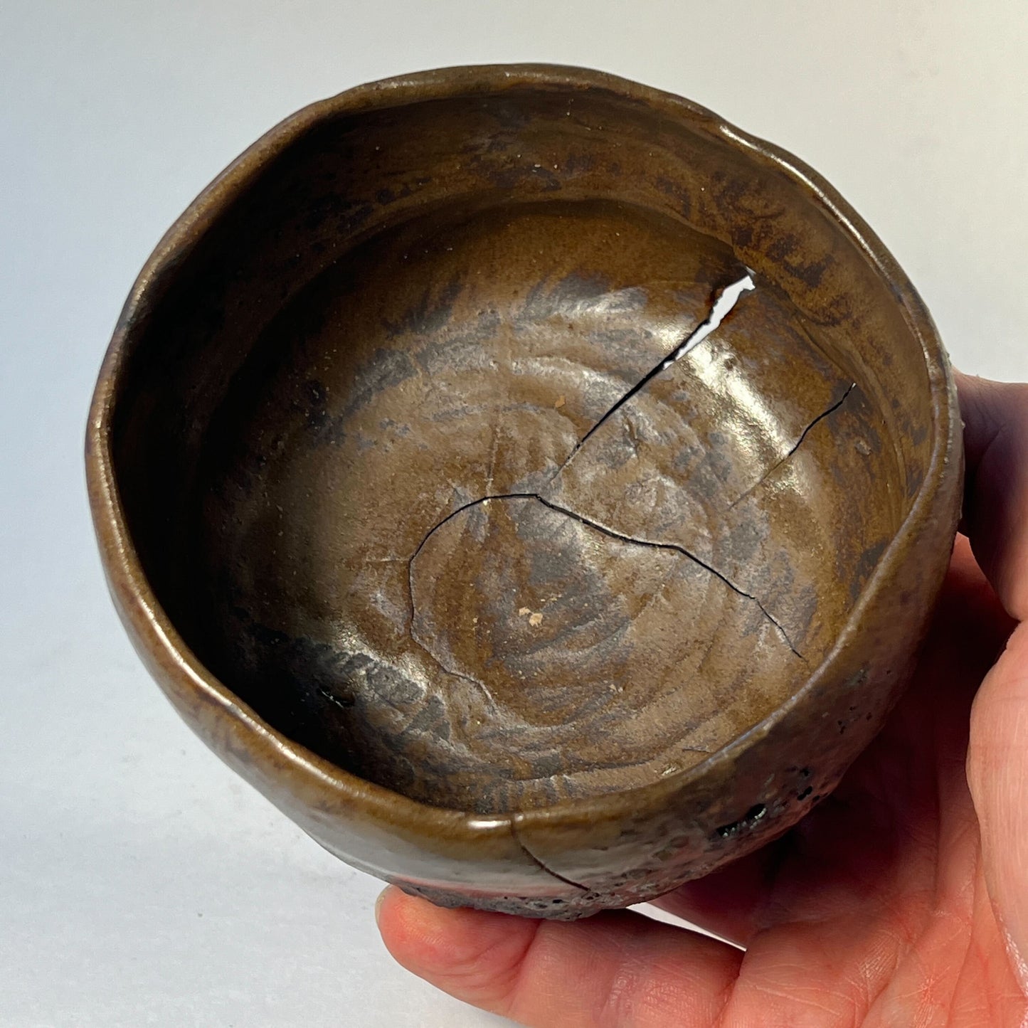 Fractured Chawan Incense Burner