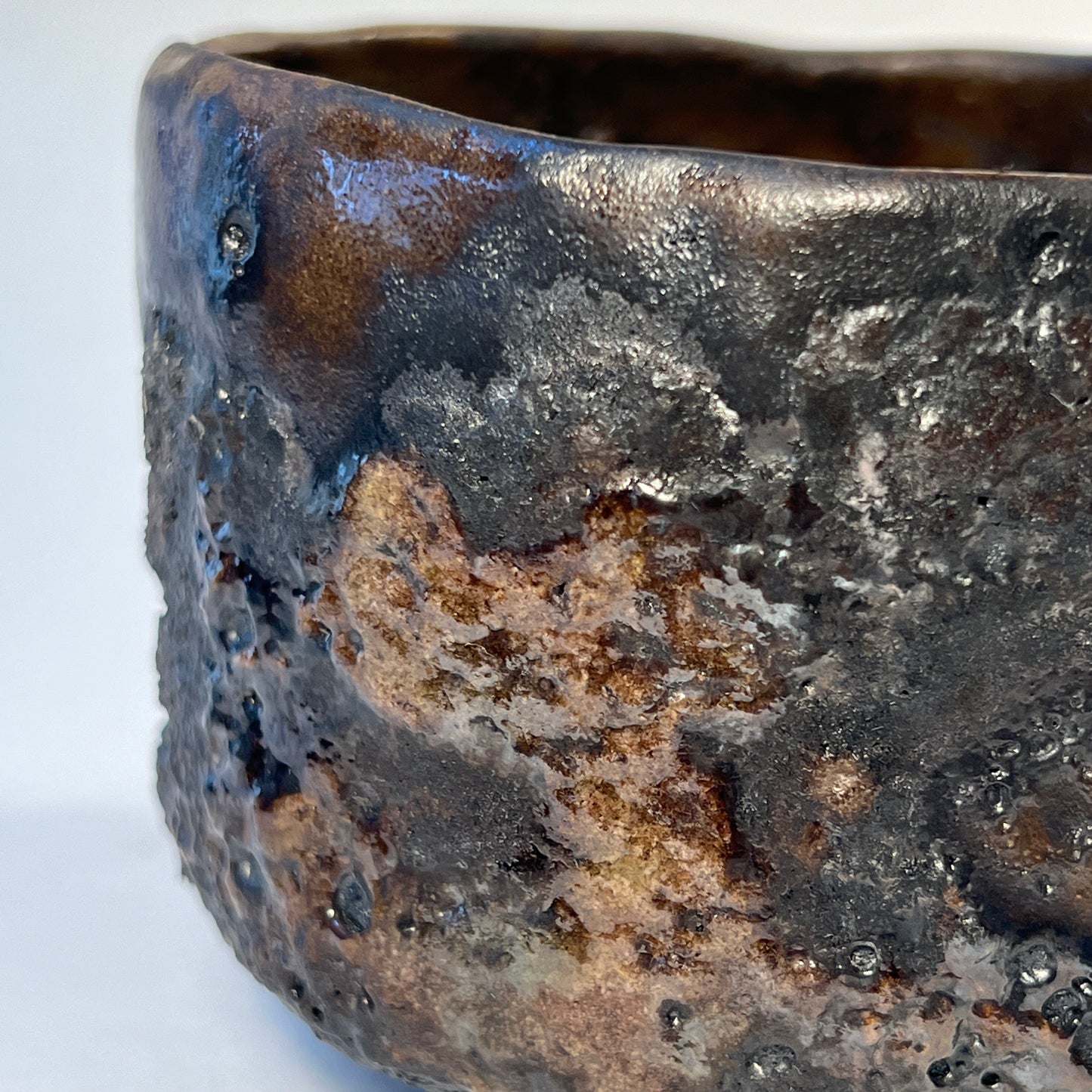 Unique Soda Fired Stoneware Chawan